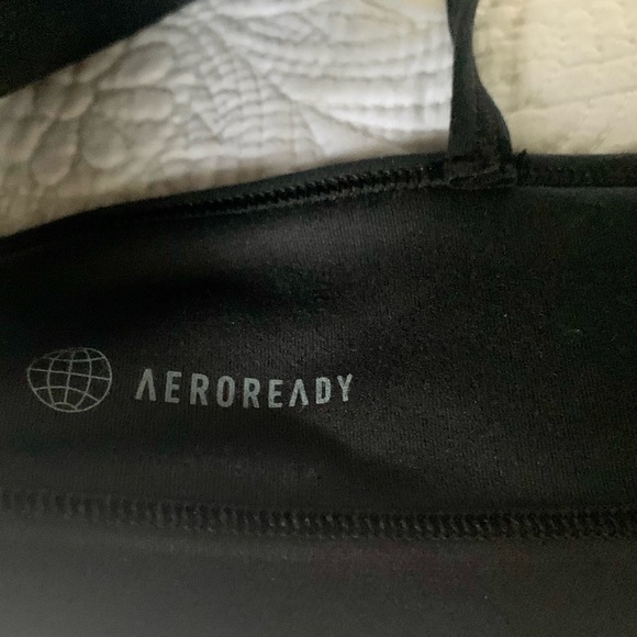 NWT Black & White Adidas Sports Bra - Picture 6 of 8